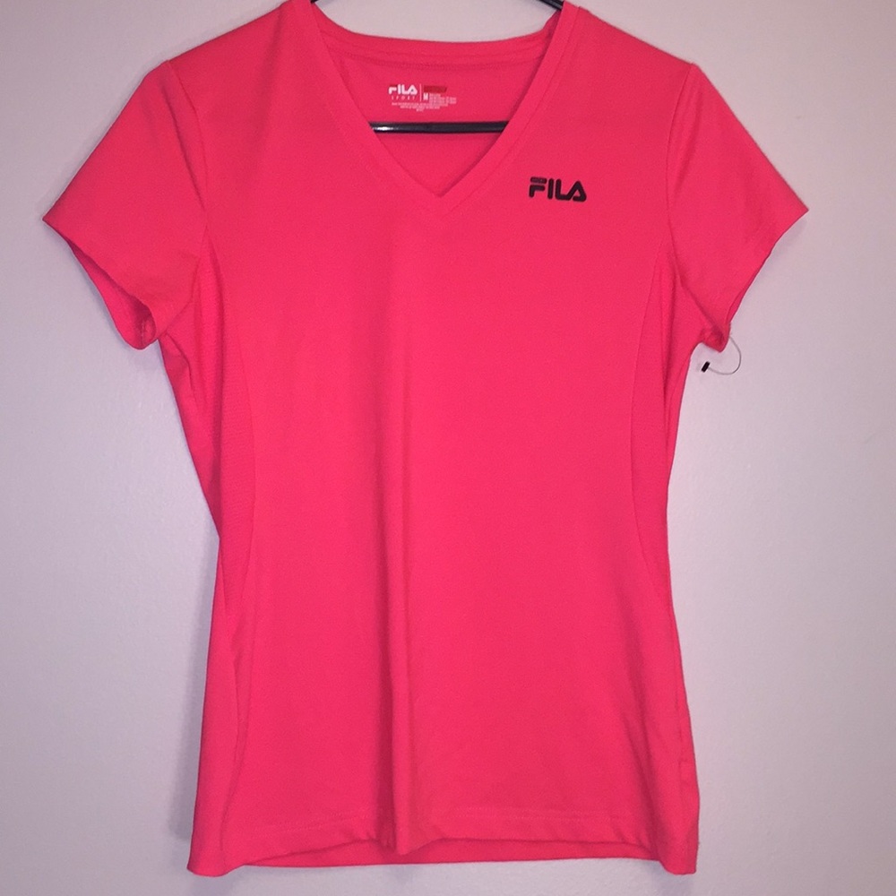 Fila sport hot pink shirt medium nwot